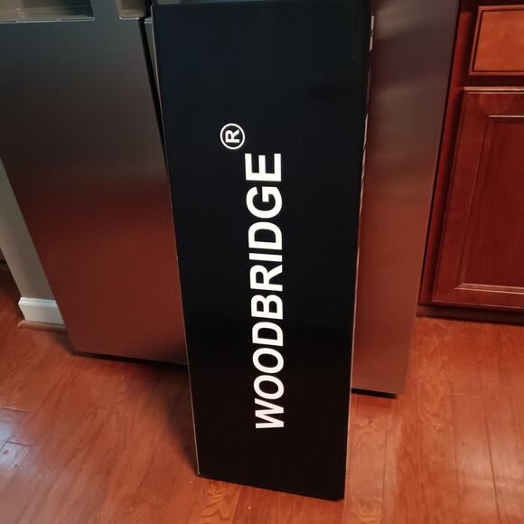 WOODBRIDGE F0001BN Freestanding Tub Filler with Hand Shower Brushed Nickel - Picture 6 of 8